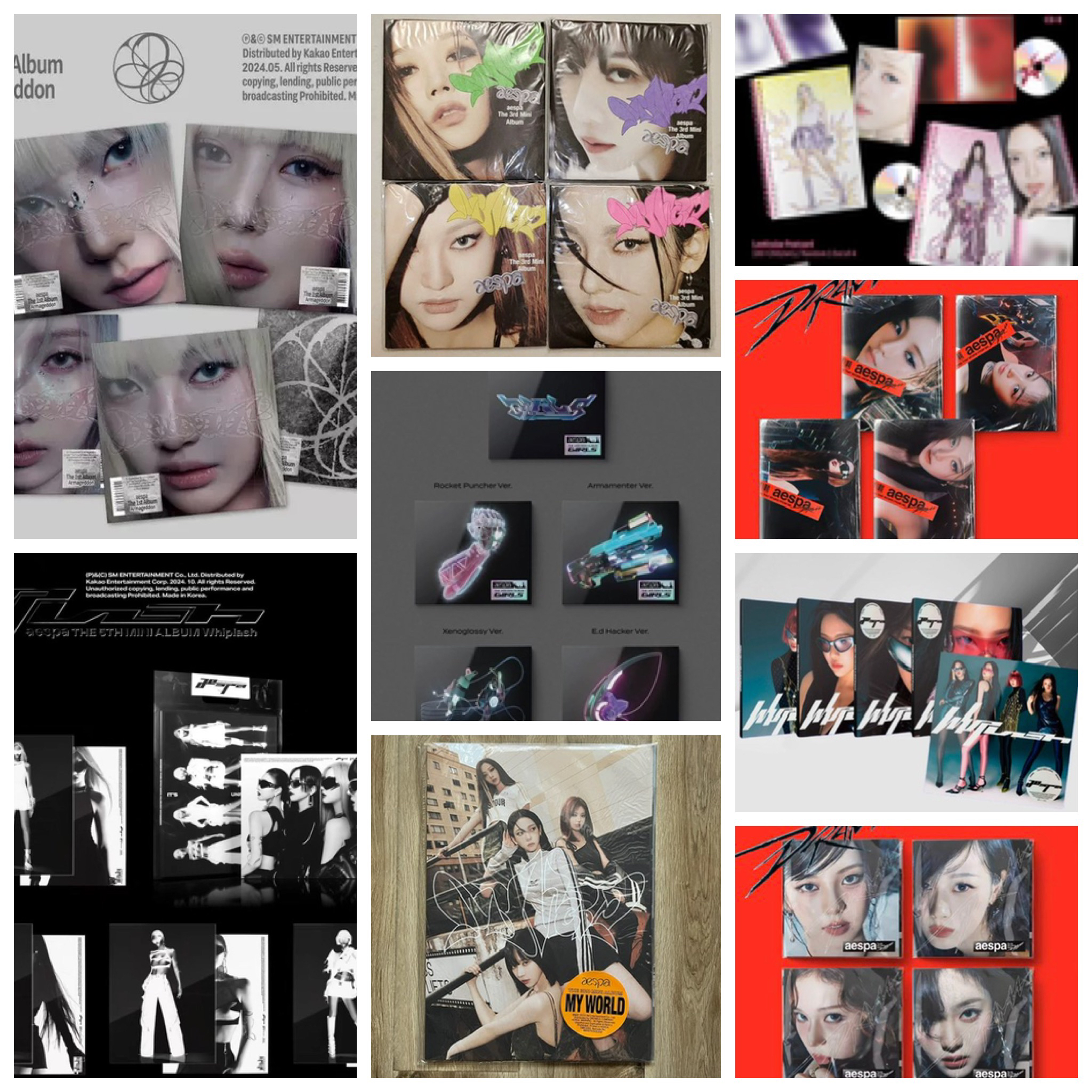 现货 aespa专辑 吒 正规一专辑Armageddon 快闪专辑周边