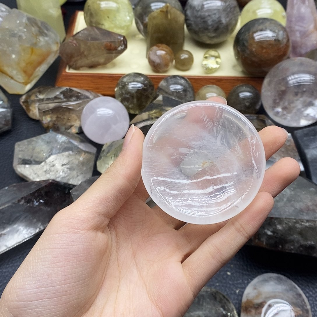 未镶嵌水晶珠宝半成品120水晶石