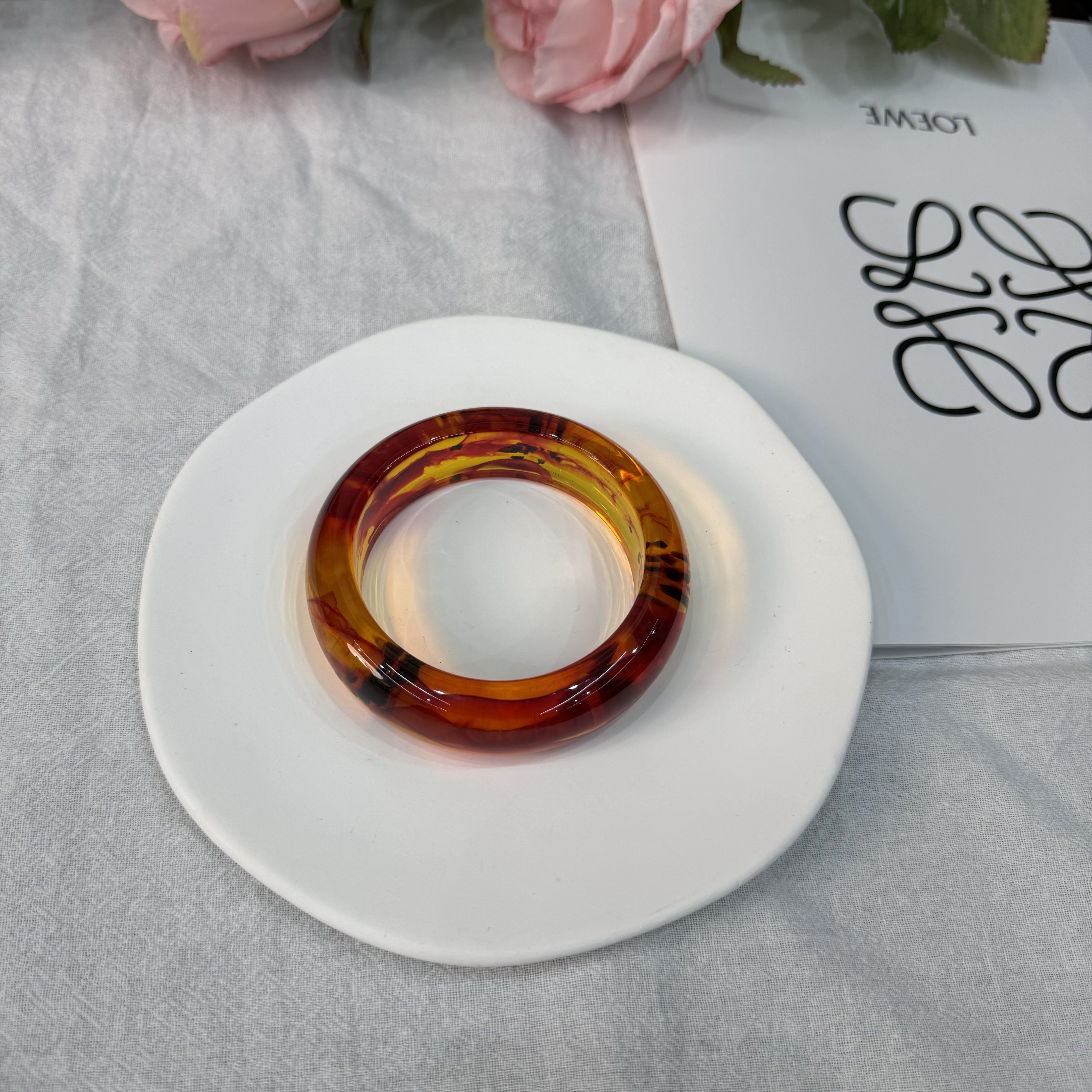 高定珠宝血丝蜜手镯ZX1102S088