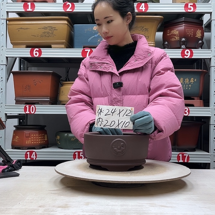 紫砂花盆紫砂花盆