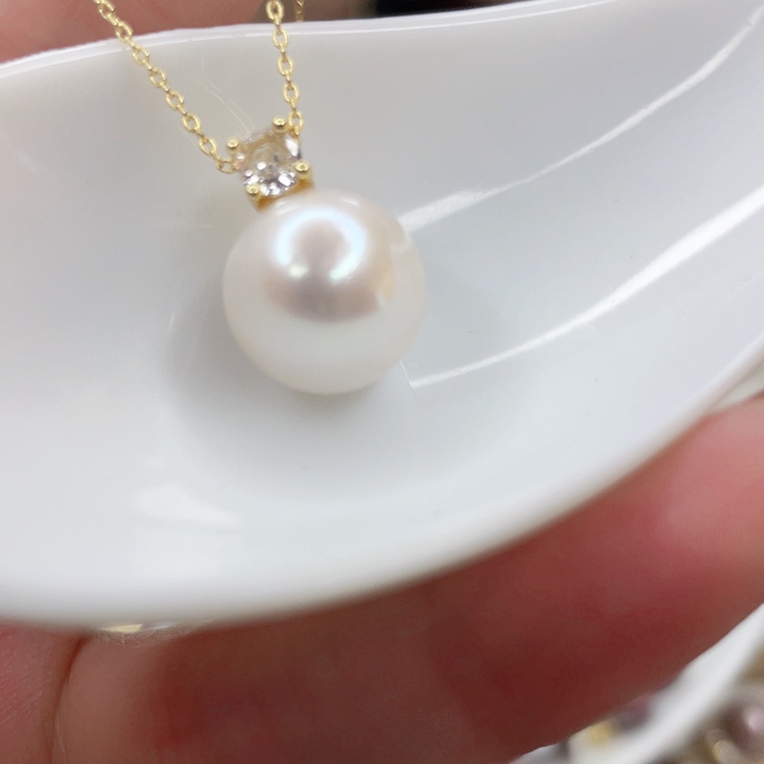 淡水珍珠颈饰合金