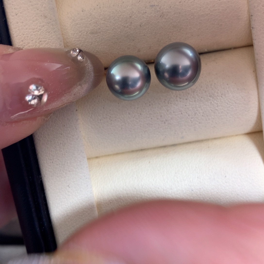 海水珍珠戒指18K金镶嵌