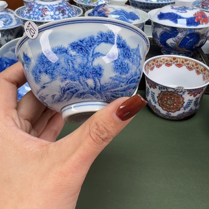 沙沙手工手绘茶具267