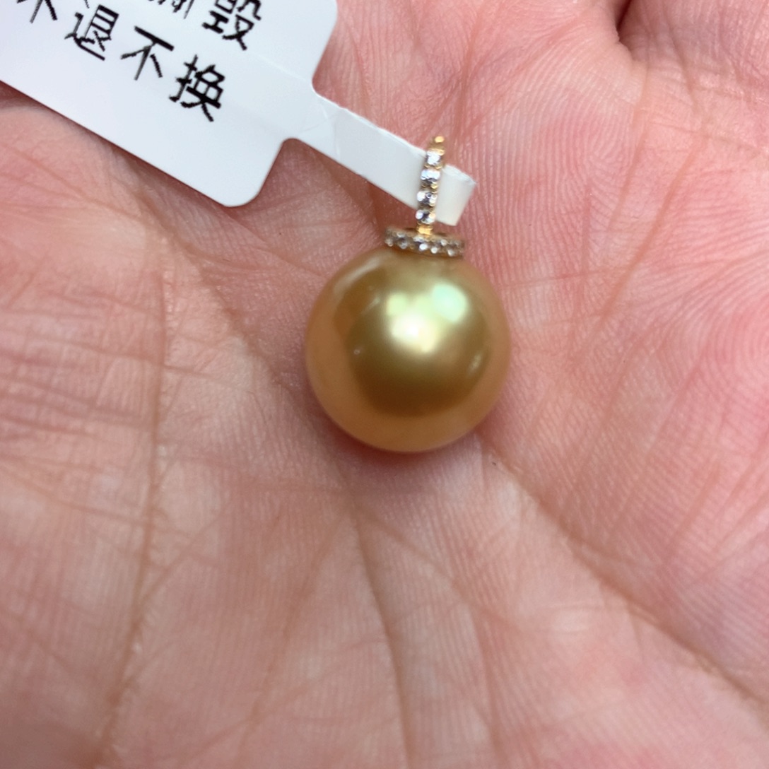 海水珍珠颈饰18K金镶嵌