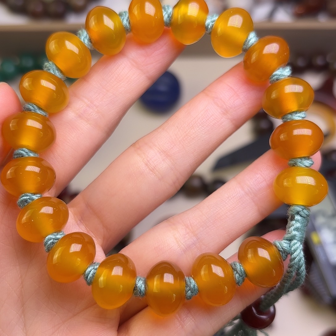 孤***狼玛瑙/玉髓未镶嵌颈饰