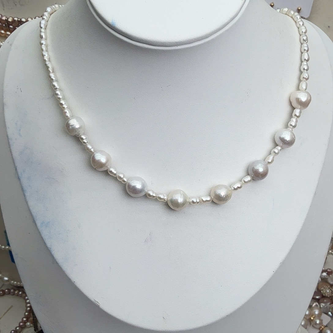 颈饰未镶嵌淡水珍珠