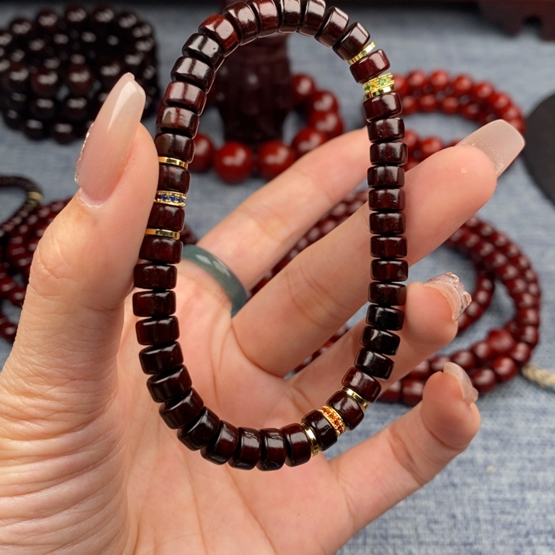 小叶紫檀手串/手链4×7