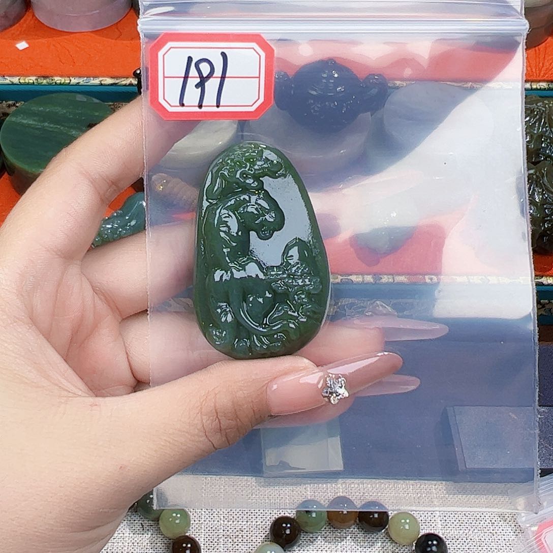 和田玉珠宝半成品未镶嵌