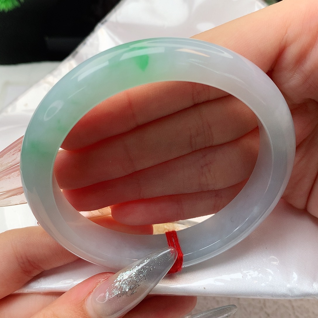 未镶嵌手镯翡翠正圈60