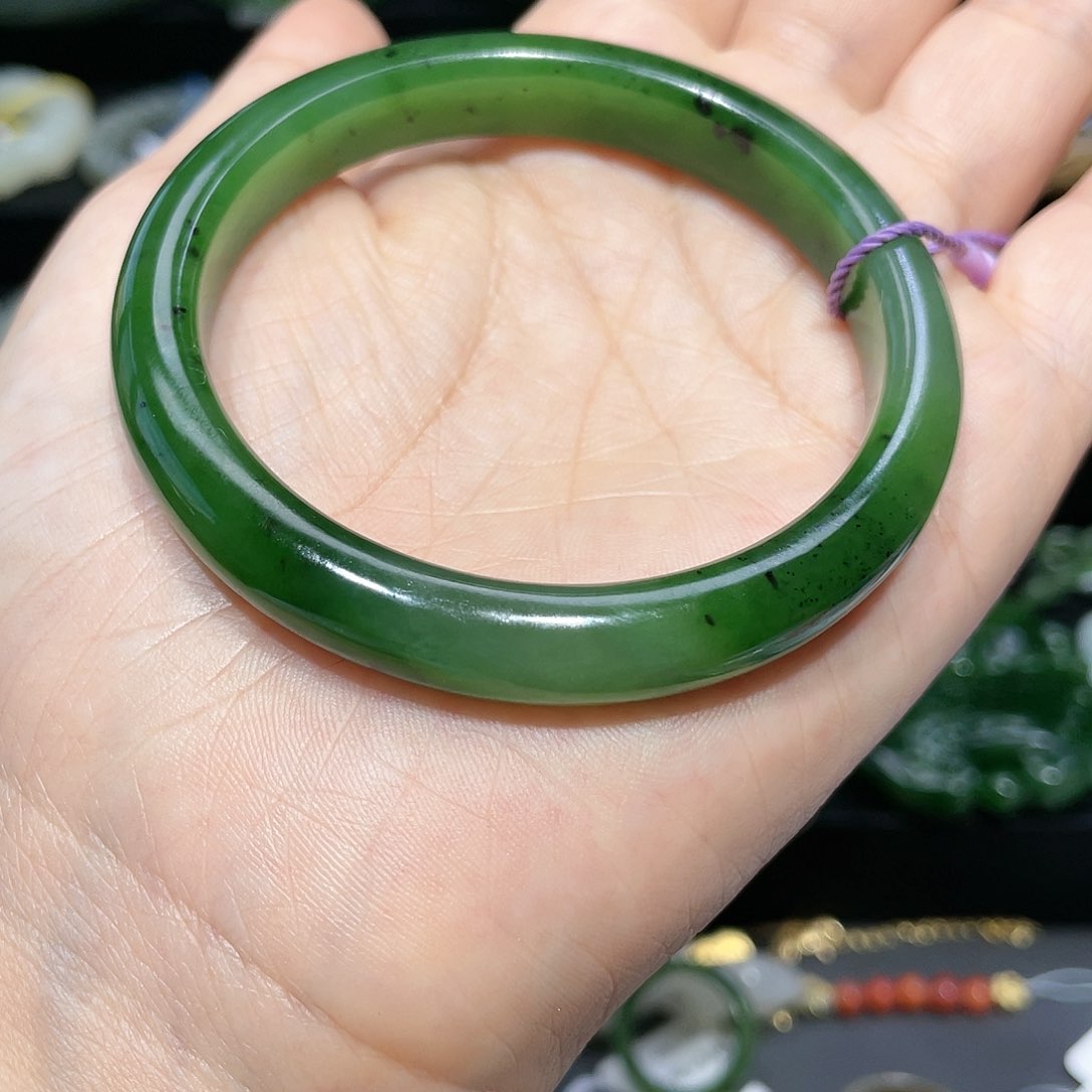 【闪购商品】和田玉手镯56圈口2未镶嵌