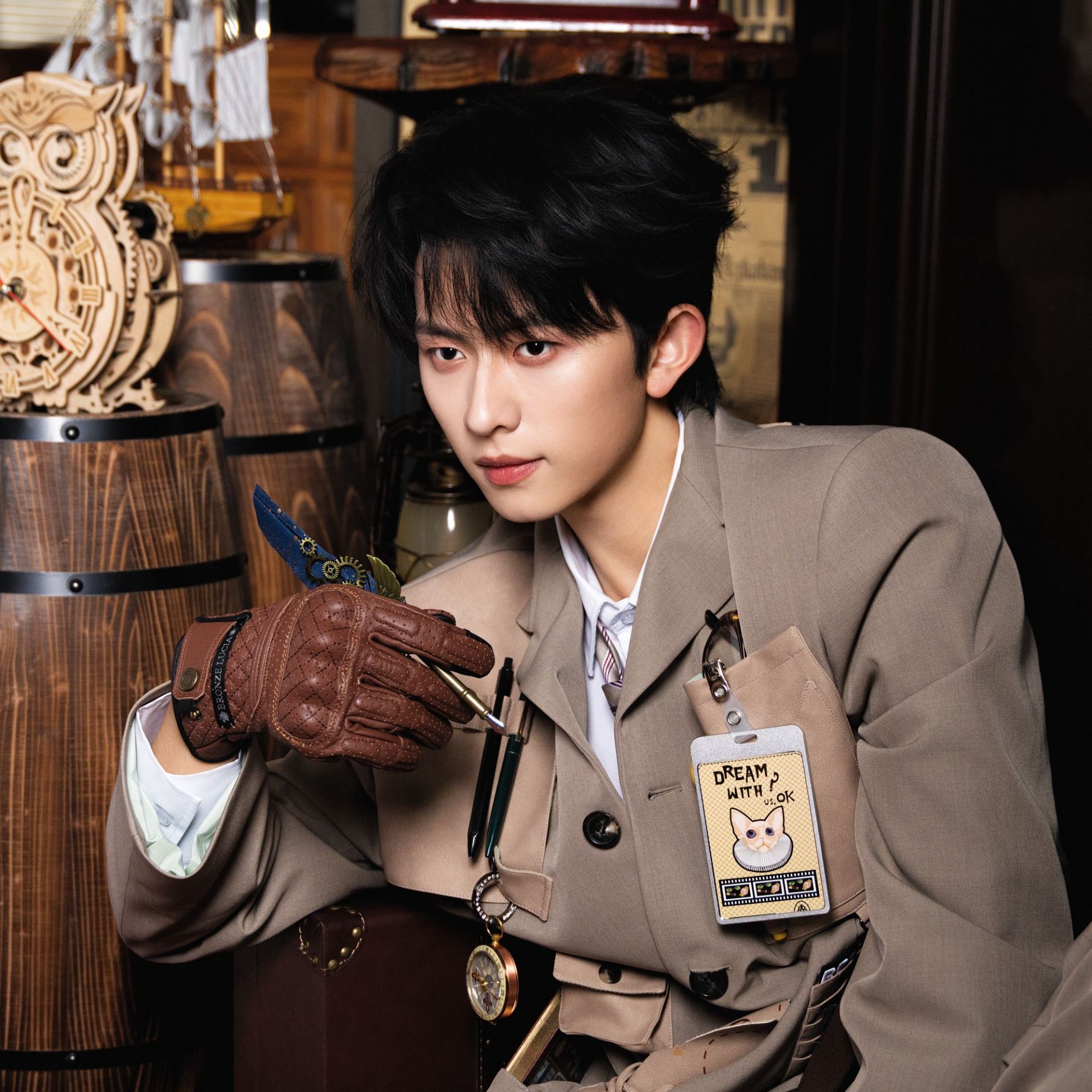 非金属亚克力胸针 【陈添祥同款】同款胸牌