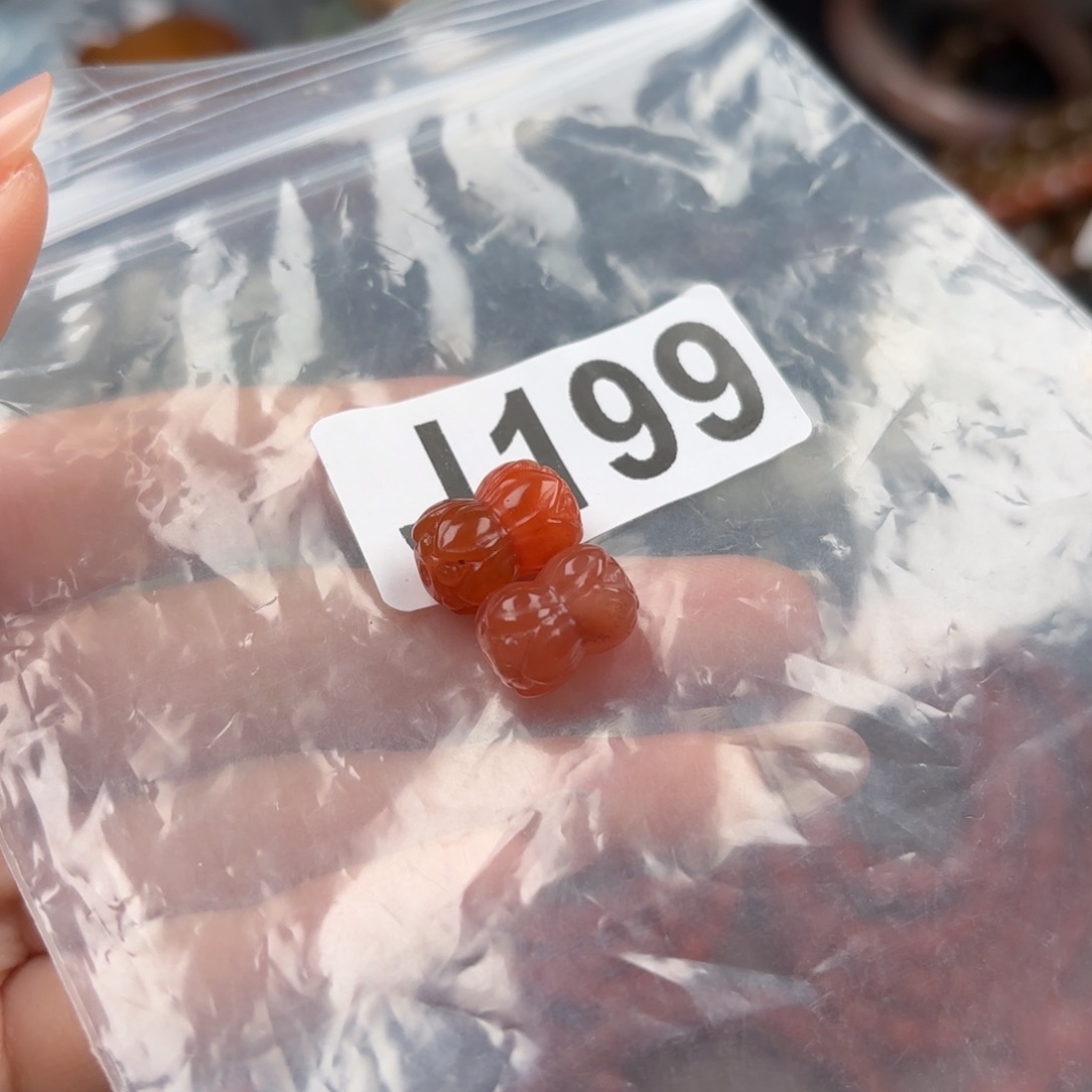 南红玛瑙未镶嵌珠宝半成品