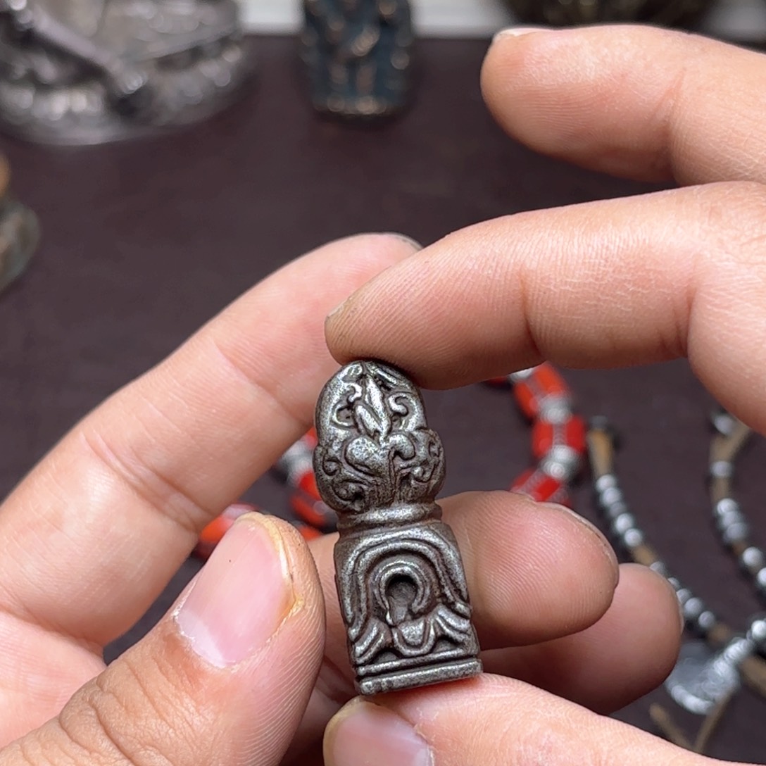 铜星月菩提挂件菩提