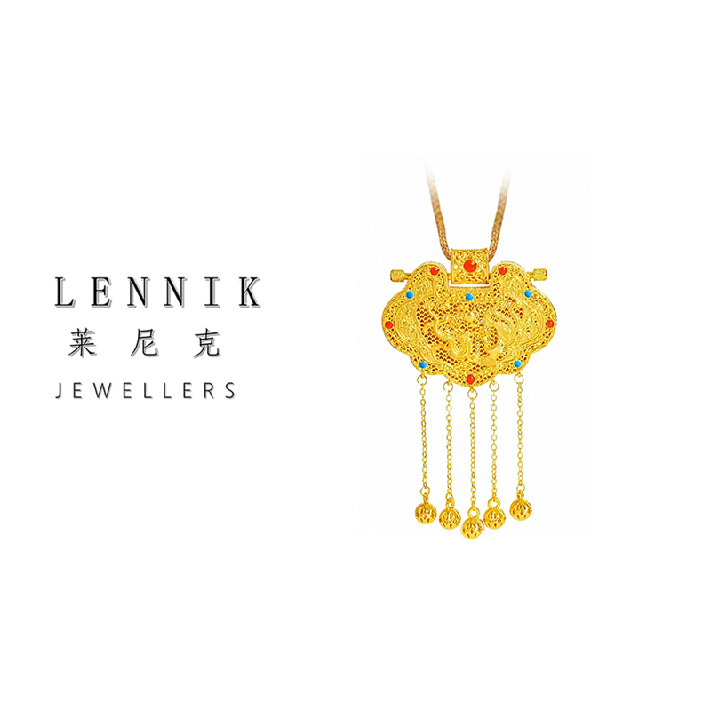 lennik/lennik-新中式天子门生古法天子门生65CM毛衣链