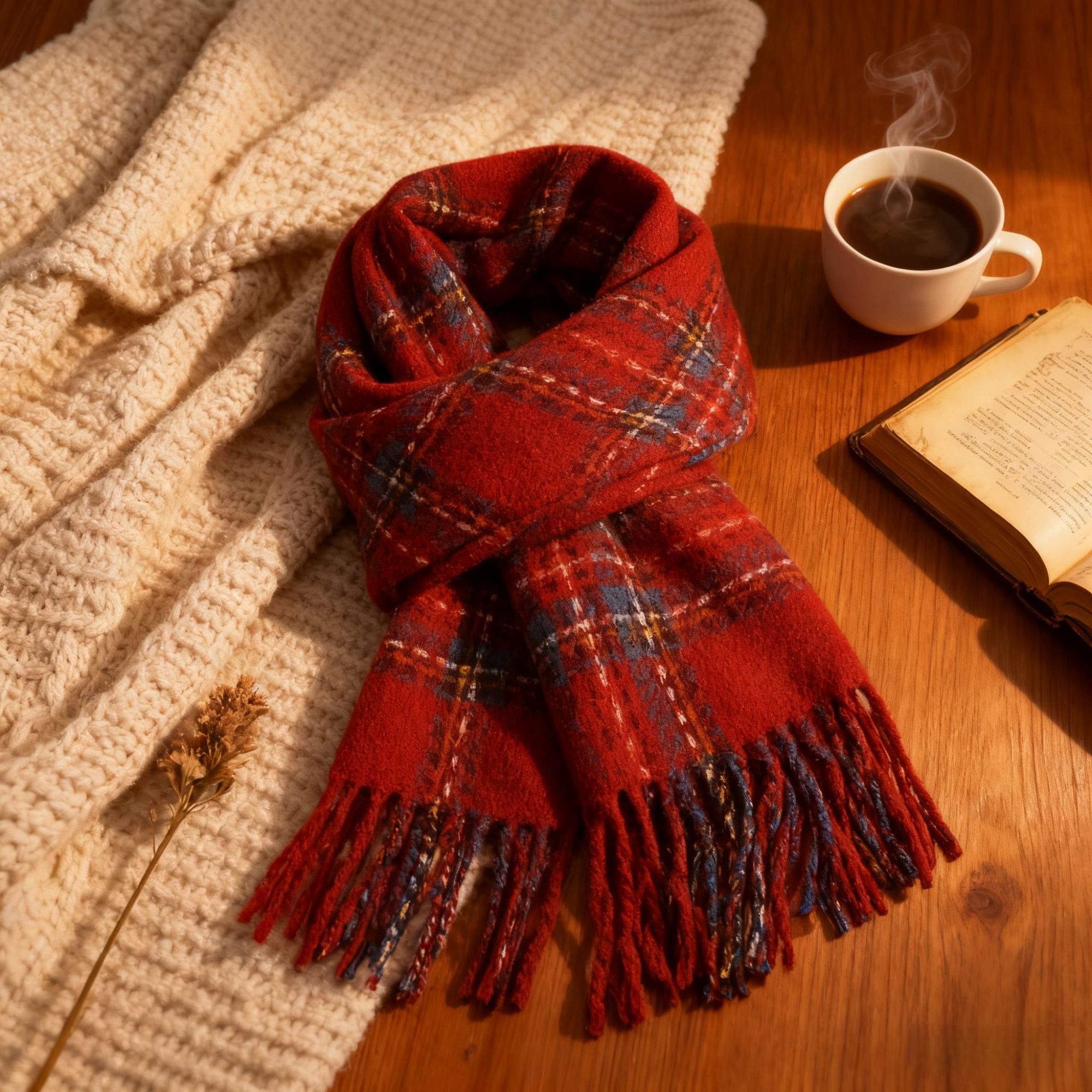 男女百搭格纹秋冬季女情侣通用保暖围巾长款