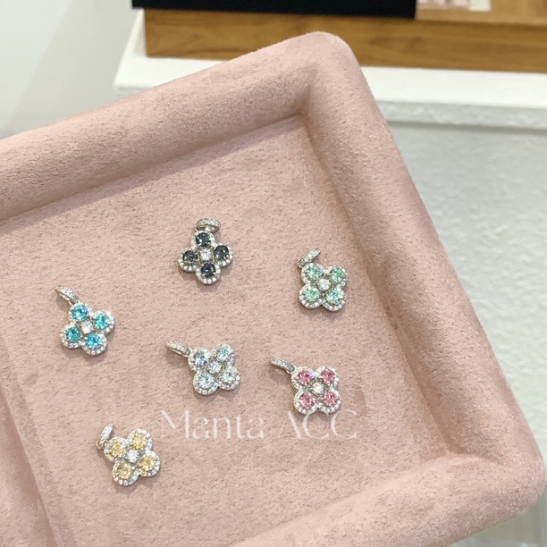 吊坠925银 【四叶草】吊坠｜s925银吊坠百搭经典简约（不含链）