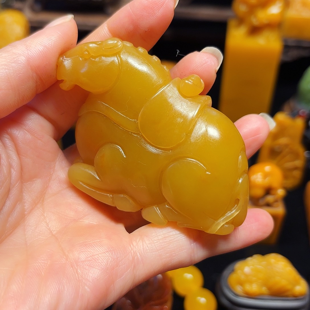 田黄石万**心石雕石雕石雕