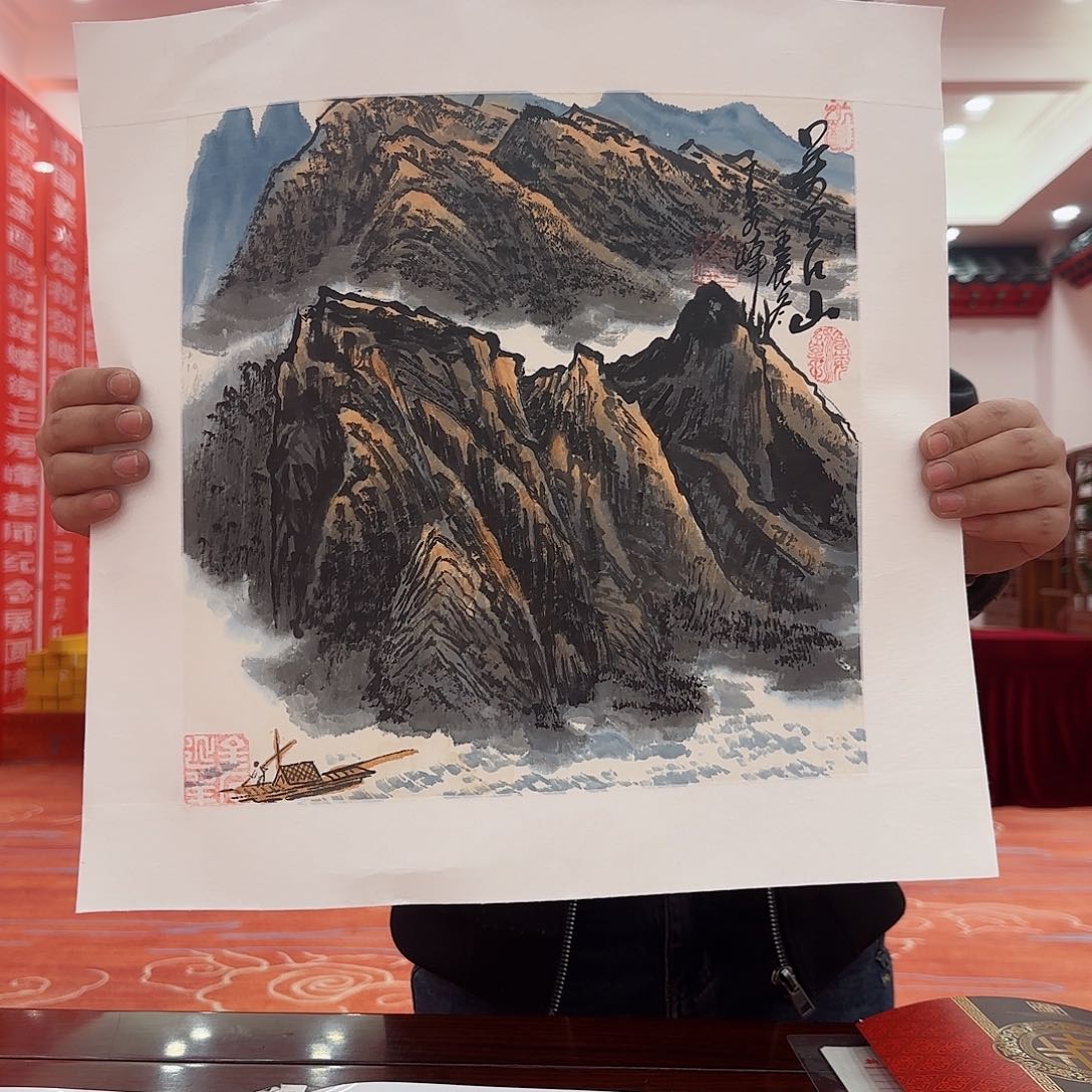 国画艺术家的作品