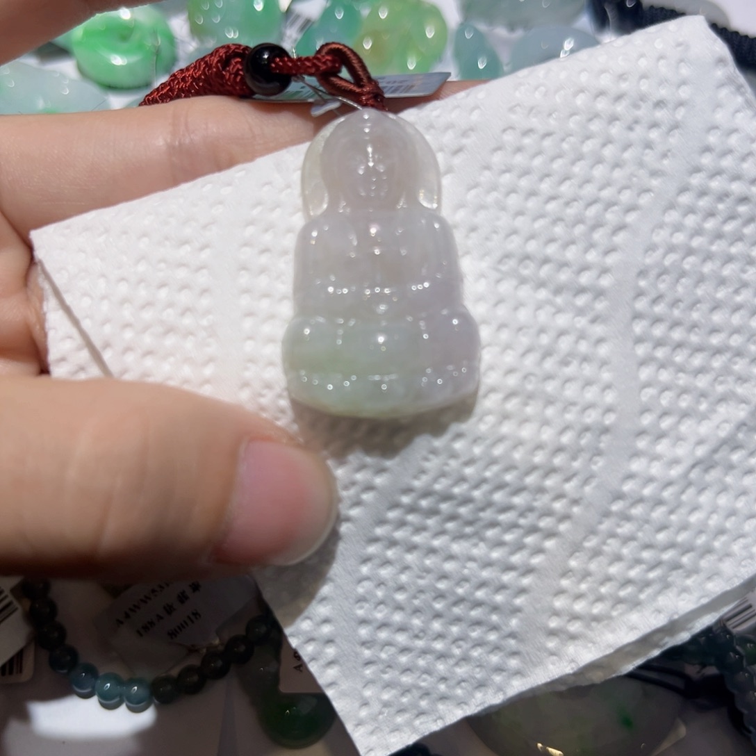 翡翠颈饰未镶嵌天然翡翠A货