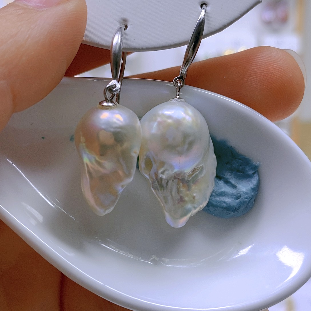 淡水珍珠颈饰银S925镶嵌