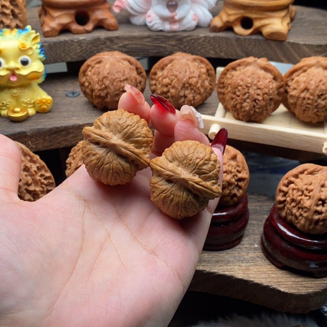 吊坠文玩核桃34全品乾隆磨