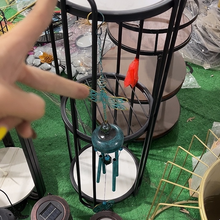 花***事花架加蜻蜓铃铛。  