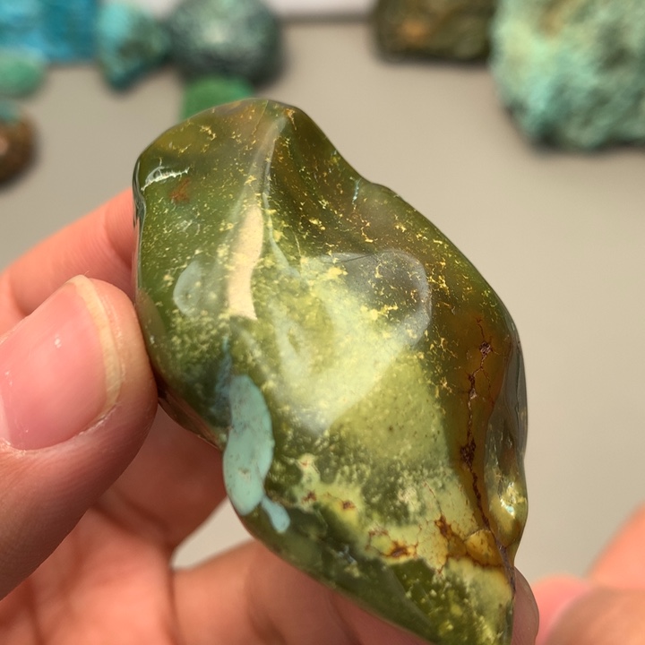 绿松石未镶嵌颈饰