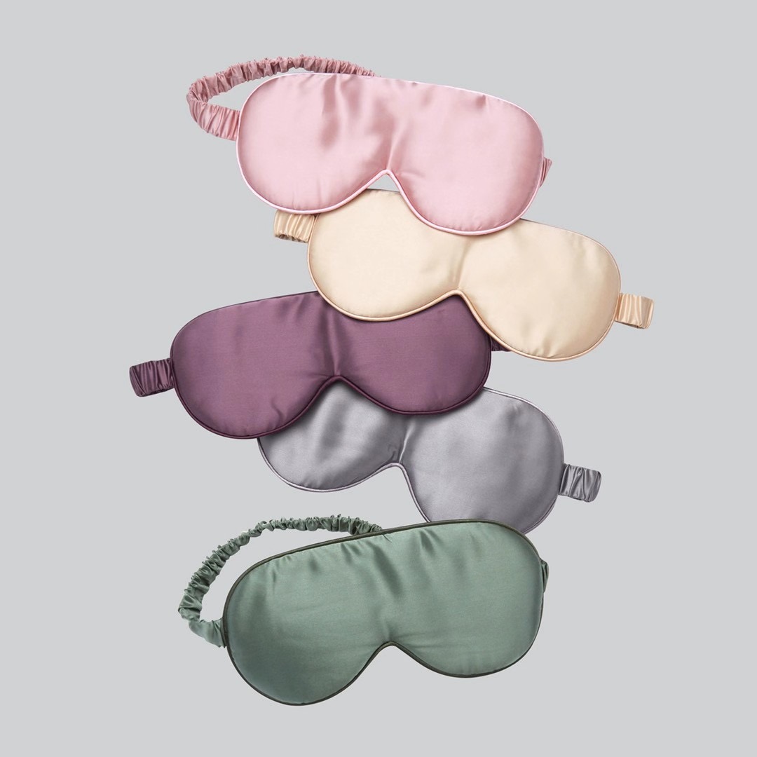 宠粉！【真丝眼罩】100%双面桑蚕丝 睡眠专用挂耳 缓解疲劳睡觉护眼