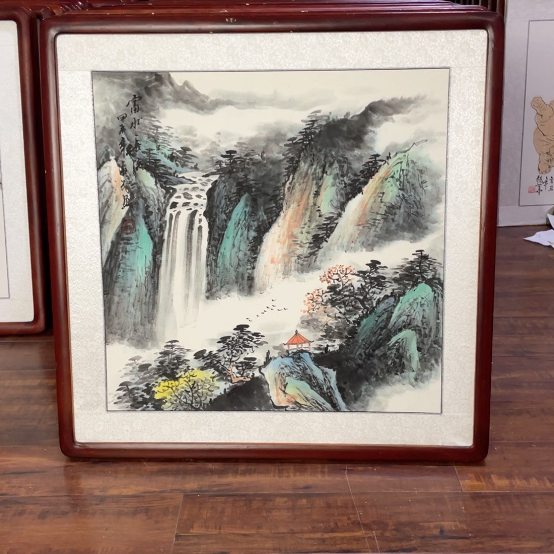 国画带框尺寸63*63厘米