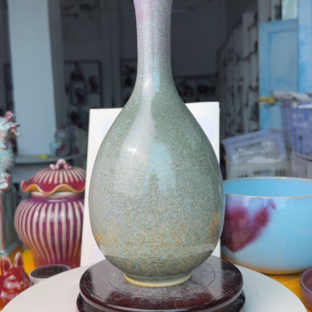 大***汉摆件郑家钧窑摆件