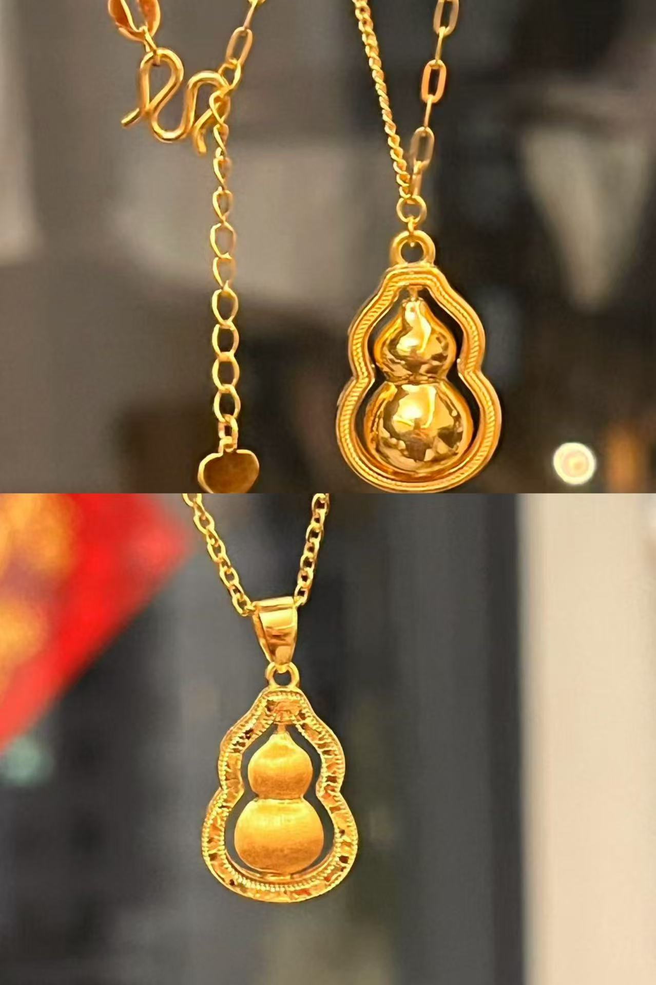 足金999转转葫芦套链5G（多样性发其一）