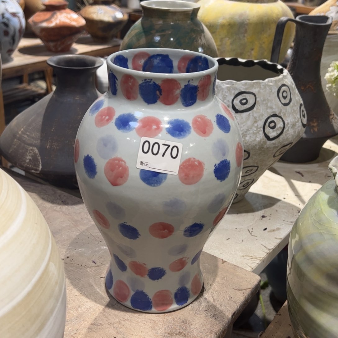 瓷片0070高28口9.5默认无孔的