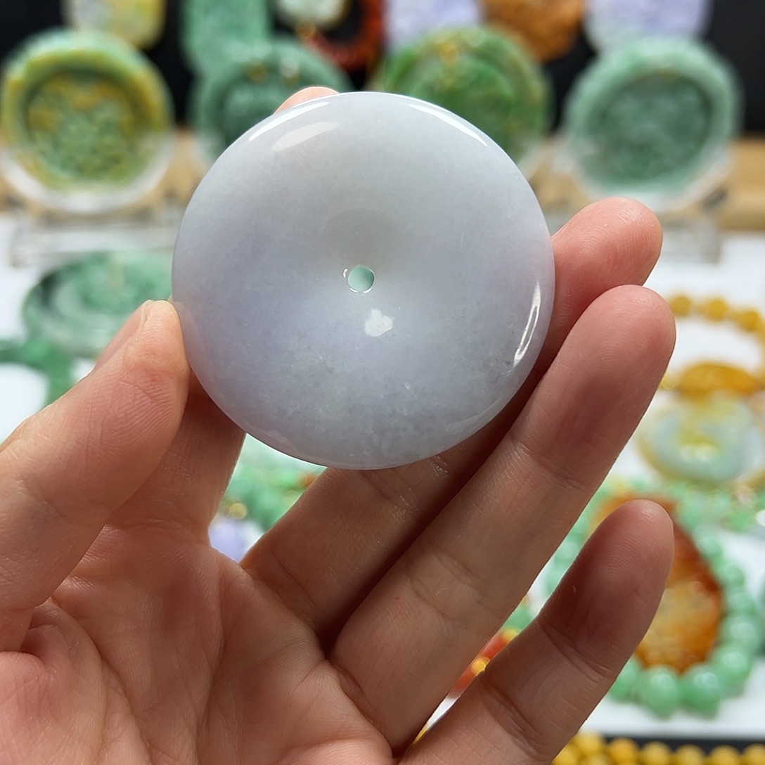希***希翡翠未镶嵌颈饰吊坠