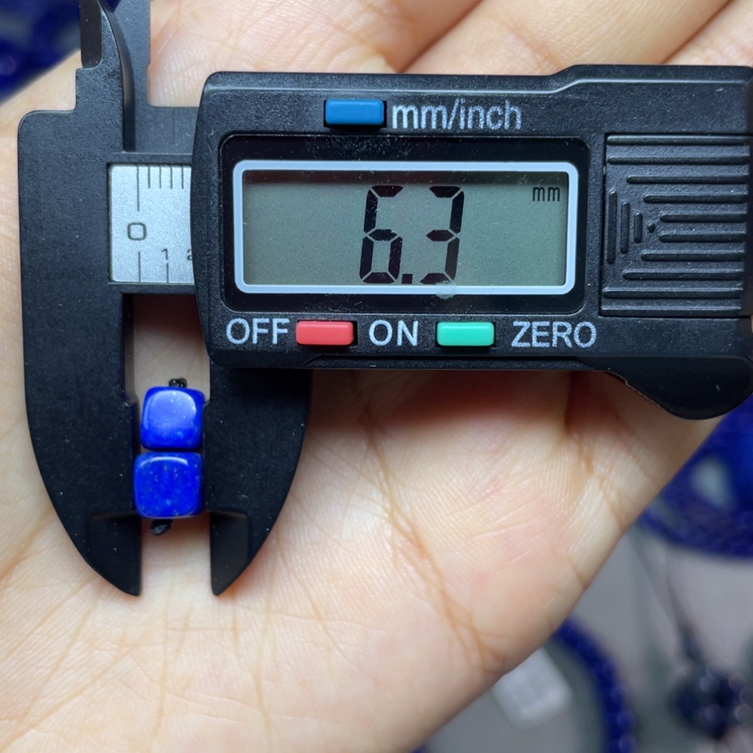 未镶嵌青金石6mm随型对珠配饰