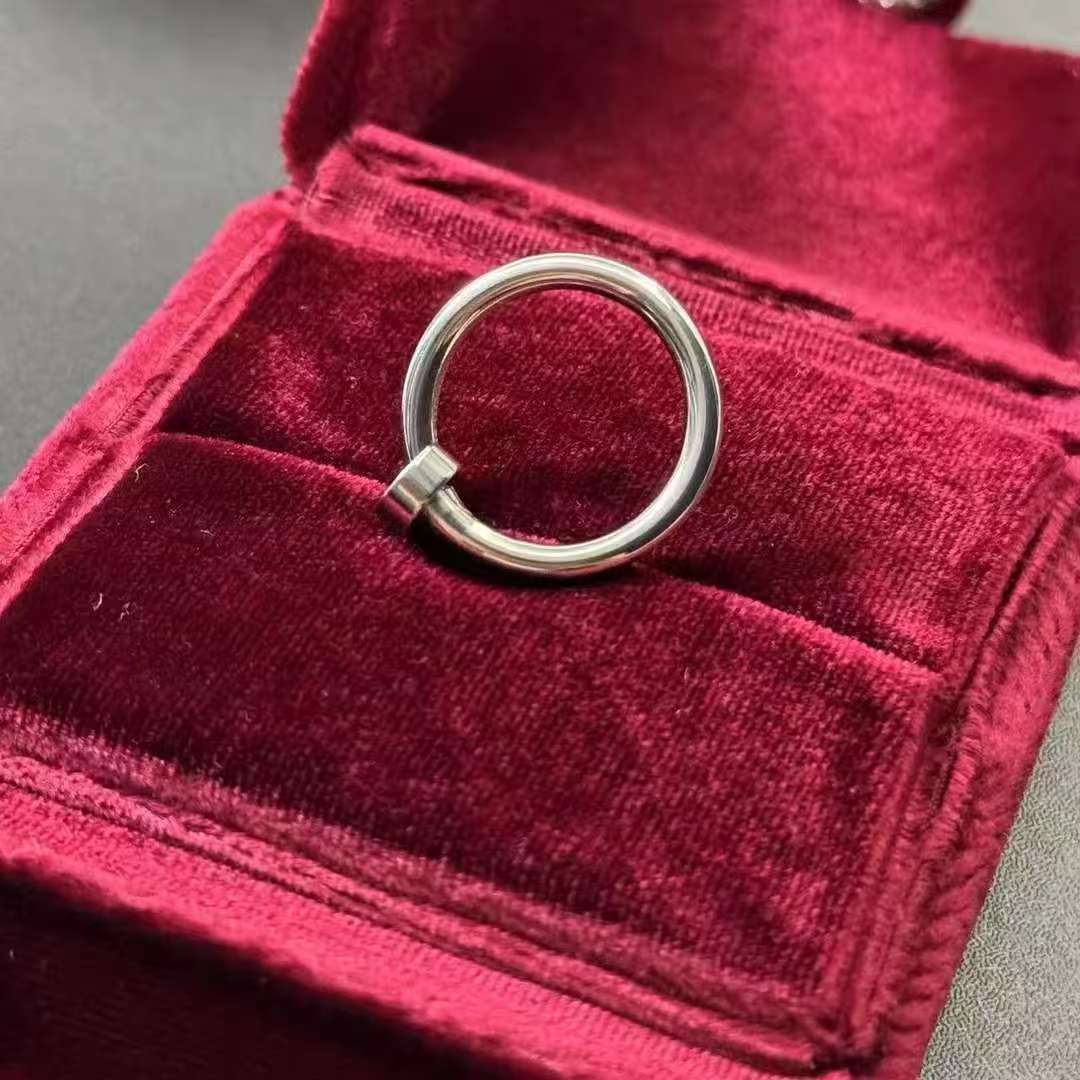 钛钢戒指 BIBI【钢色钉】戒指G045