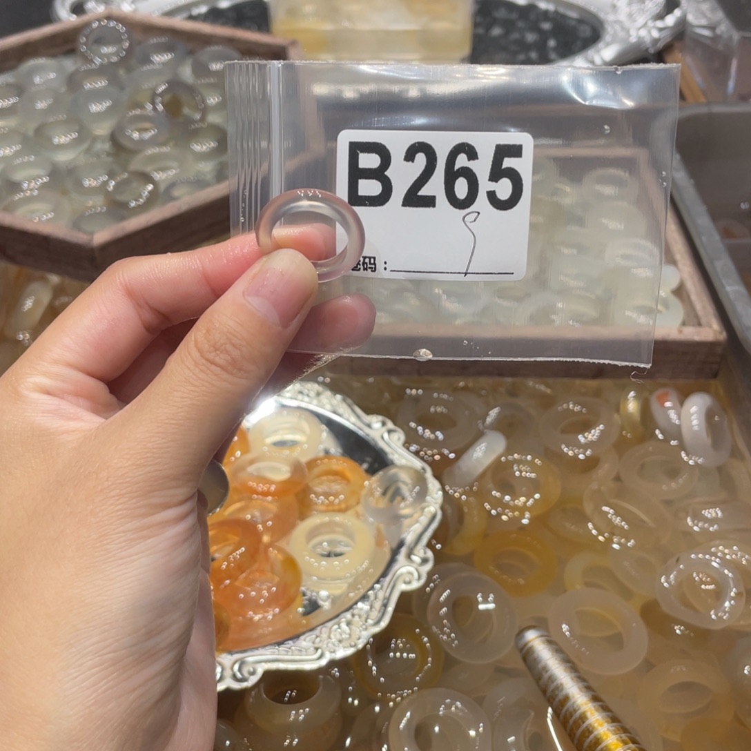 玛瑙/玉髓未镶嵌戒指265