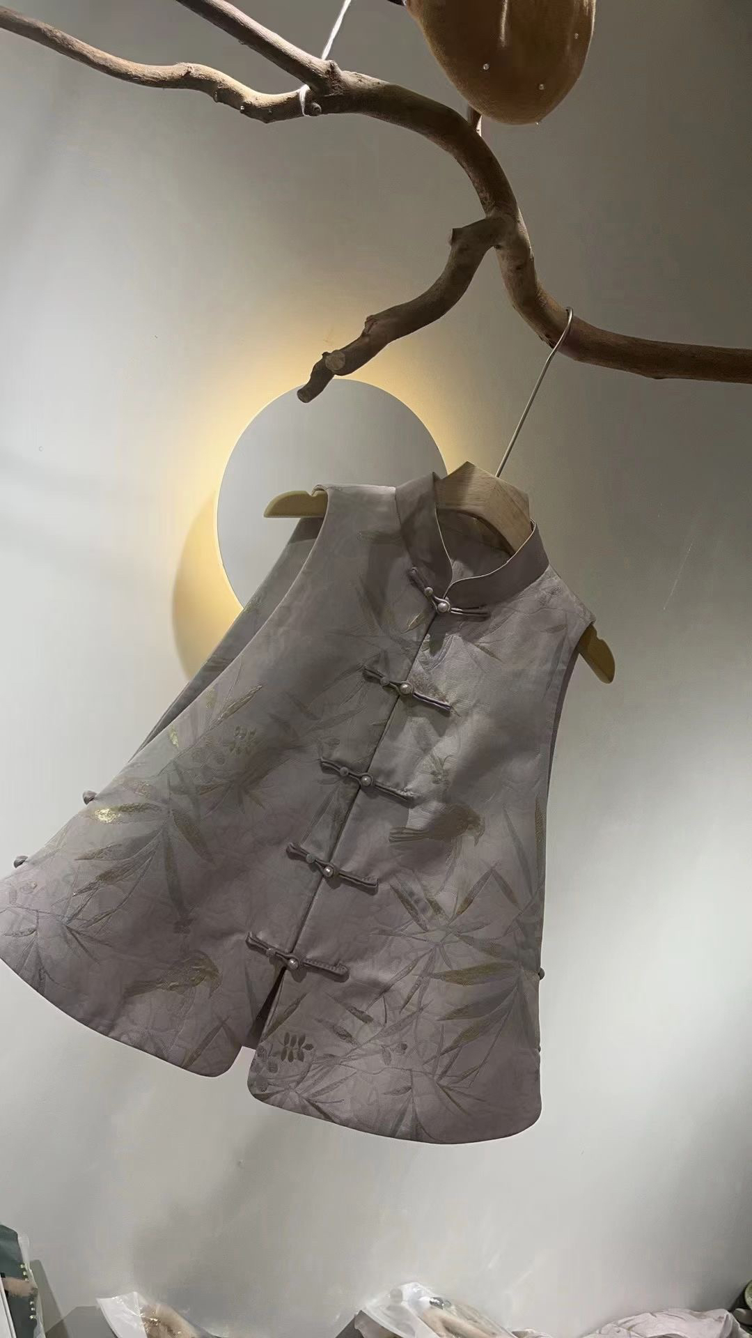 【素皛·紫烟】新中式国潮风时尚复古提花重工织锦上衣马甲