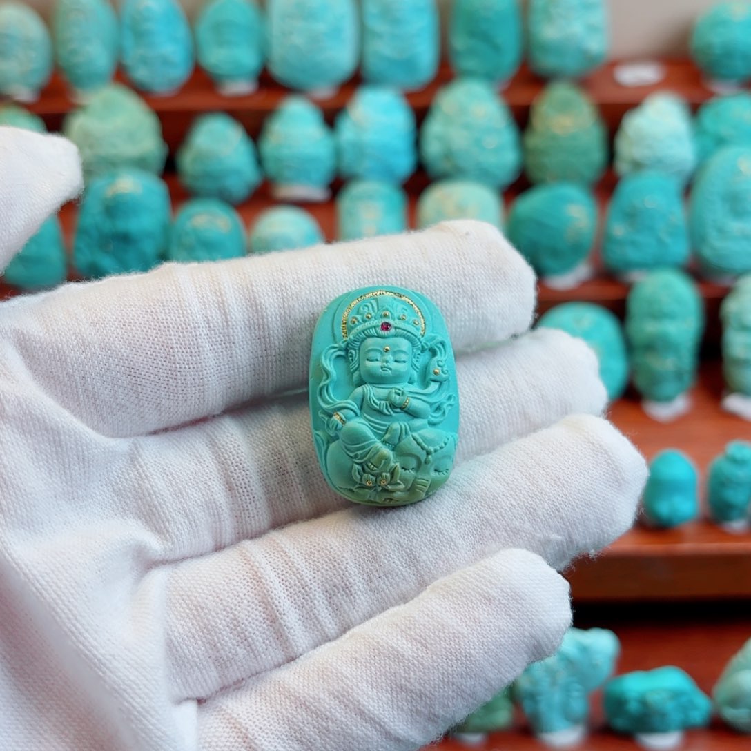 绿松石珠宝奇石未镶嵌