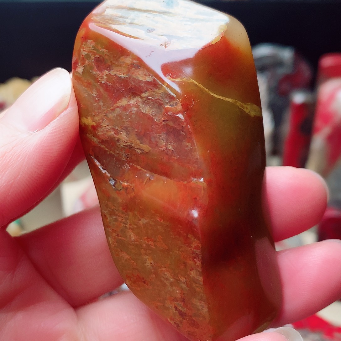 昌化石楚*猪红田精品手玩