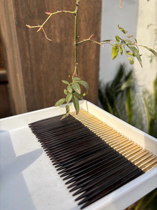 黑小方单付 毛衣针 方针 （没有连接线）