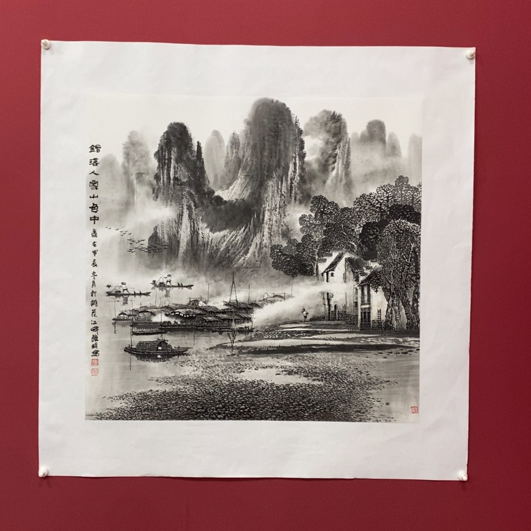 国画莫桂明四尺斗方精品佳作