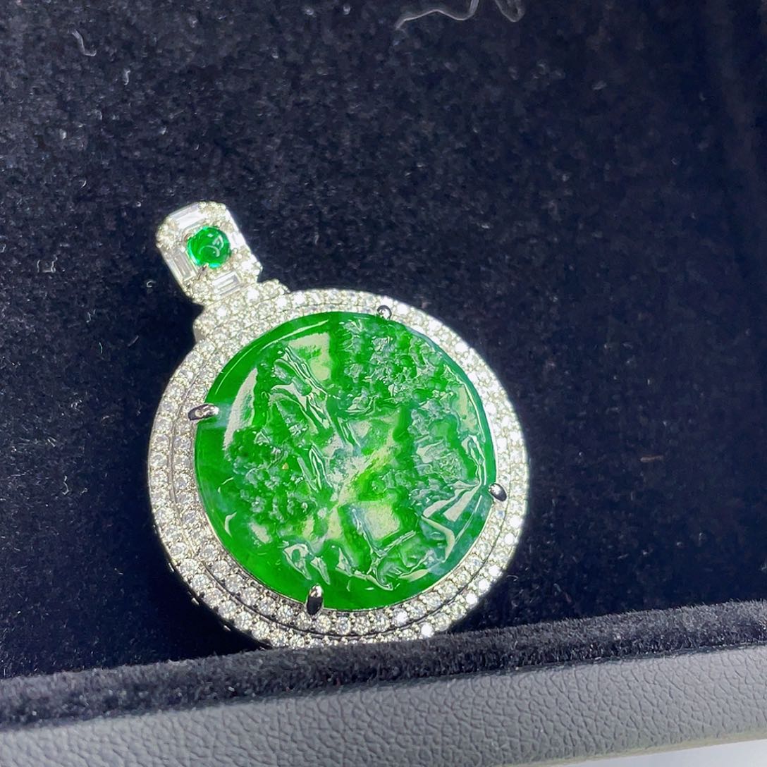 翡翠吊坠(不含链)未镶嵌