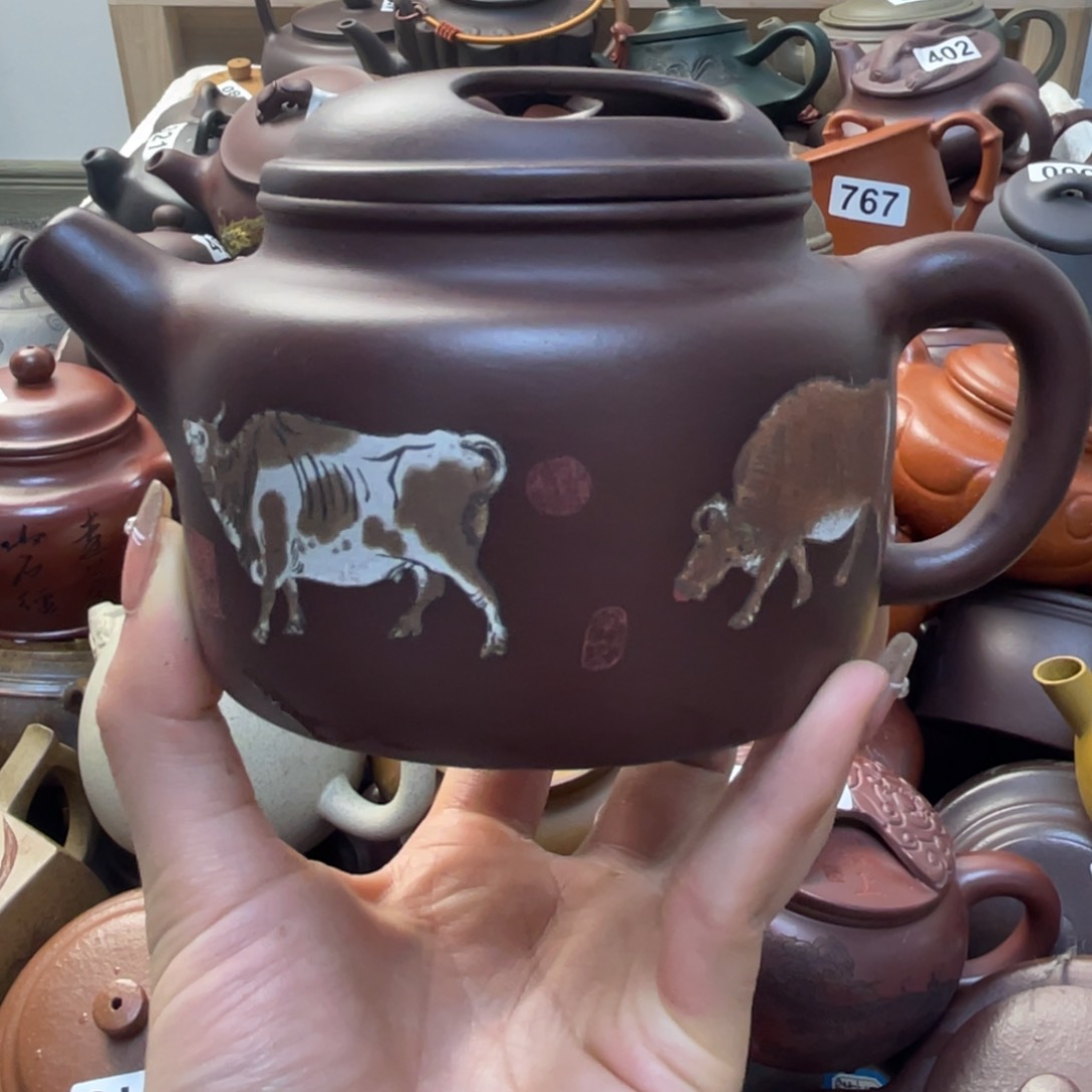 紫砂茶壶紫砂微瑕