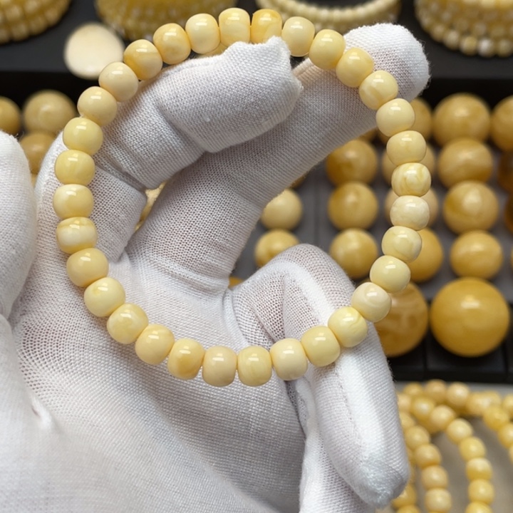 蜜蜡手链未镶嵌蜜蜡手串2