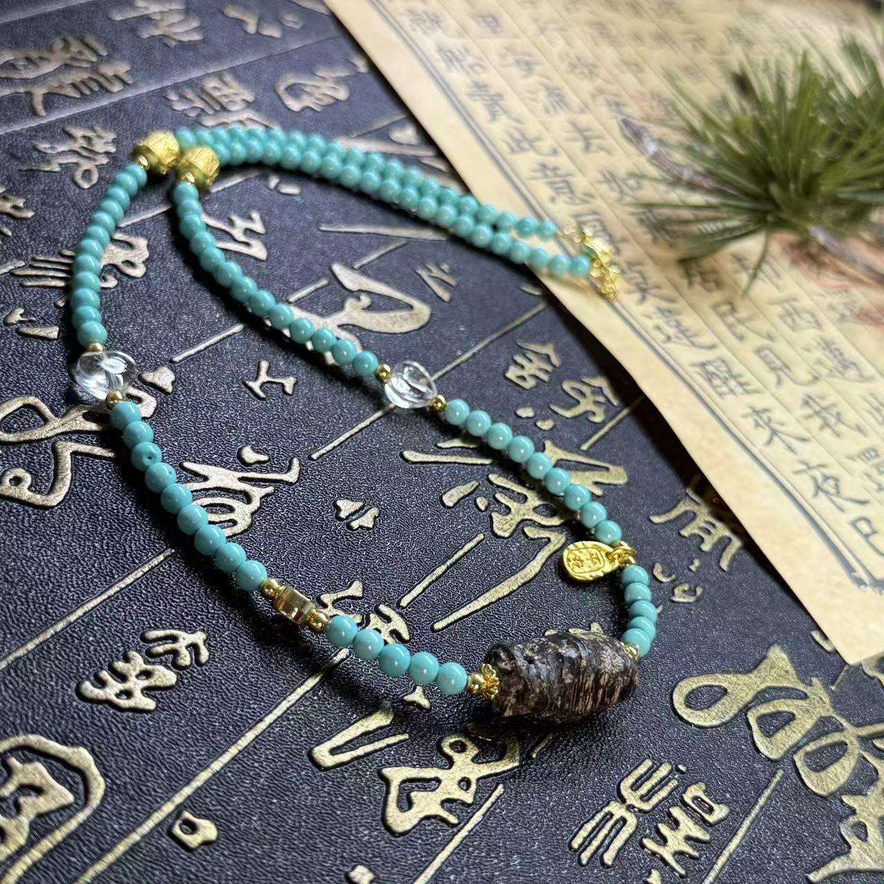 （年年粉丝专属价）S1381精美蓝项链