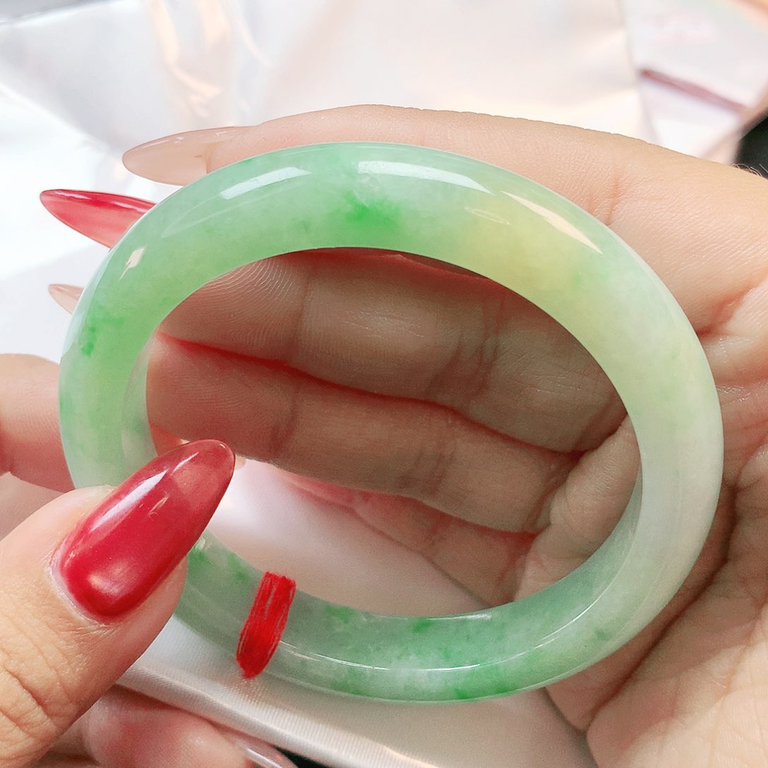 未镶嵌手镯翡翠尘*2621