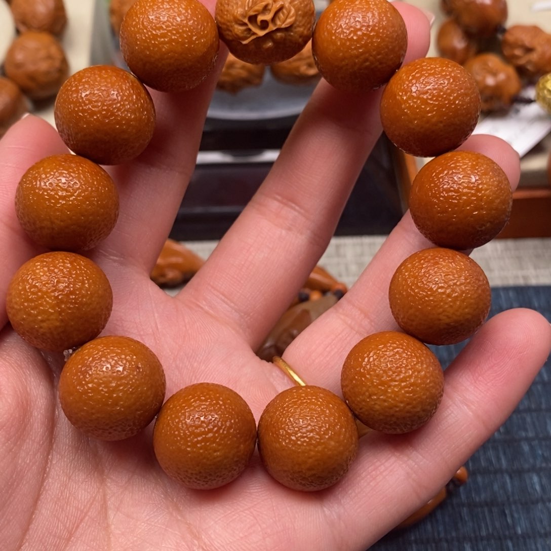 橄榄核手串/手链小青柑，1.8