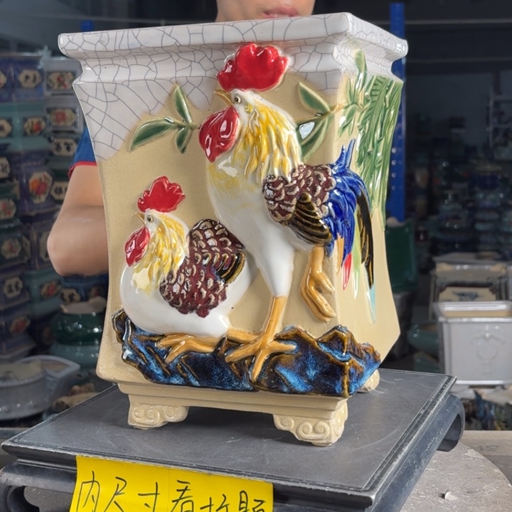 一风堂石湾花盆 内18*28