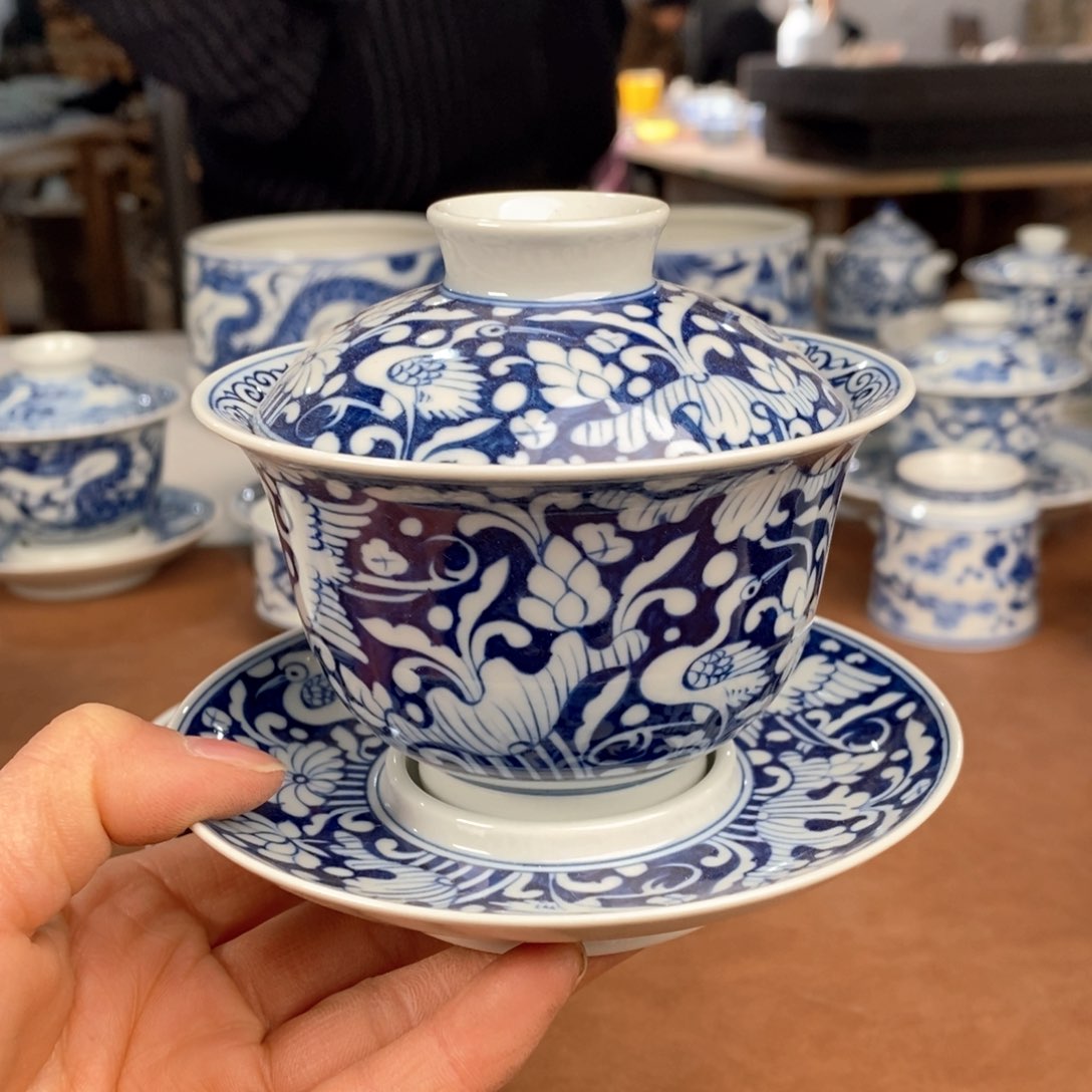 杯金*川景德镇陶瓷手工手绘