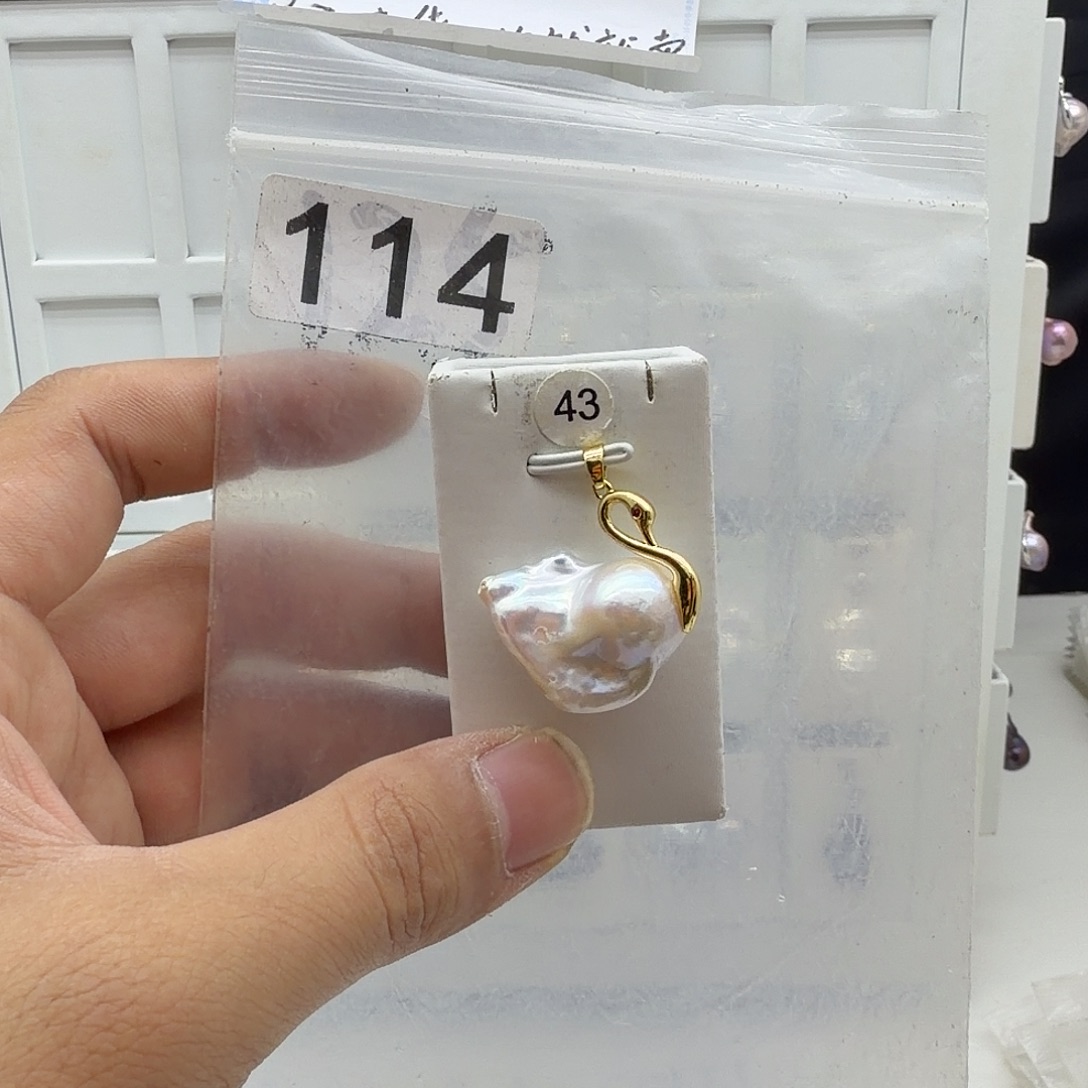 颈饰淡水珍珠合金